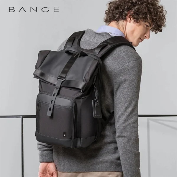 Bange Men Fashion Backpack Multifunctional Waterproof Backpack Daily Travel Bag Casual School Rucksack for Unisex - Image 6