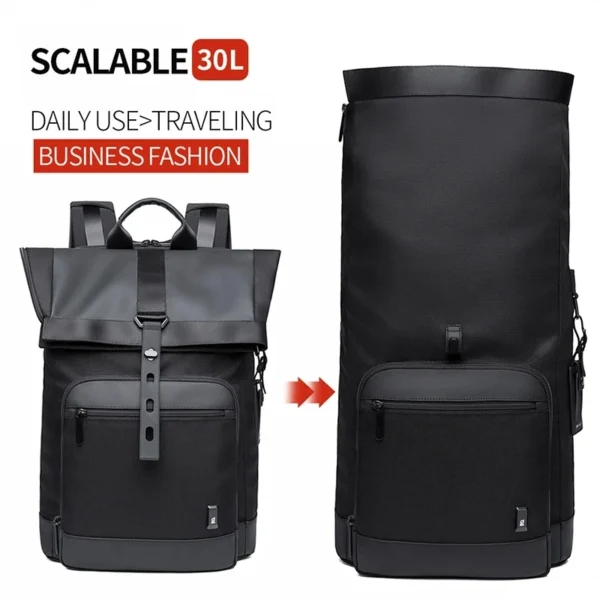 Bange Men Fashion Backpack Multifunctional Waterproof Backpack Daily Travel Bag Casual School Rucksack for Unisex - Image 3