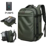 Men Travel Backpack 17 inch vacuum compression Laptop Backpack Extended Large Capacity school Backpack Hiking Business backpack
