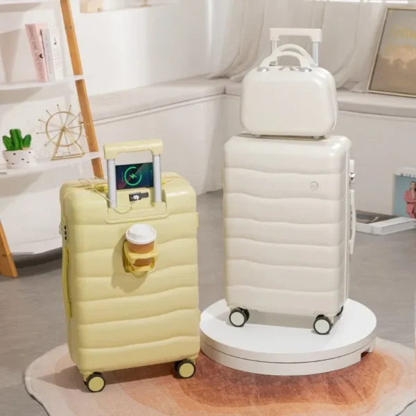 Suitcase Luggage Trolley Case Multifunction Travel Bags 18" 26" Lightweight Rolling Luggage Set Cabin Suitcases Carry-on Trunk - Image 2