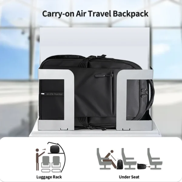 ARCTIC HUNTER Outdoor Climbing Backpack for Men Women Light Large Capacity Man Bags Hiking Bagpack Travel Schoolbag Mochila Male - Image 2